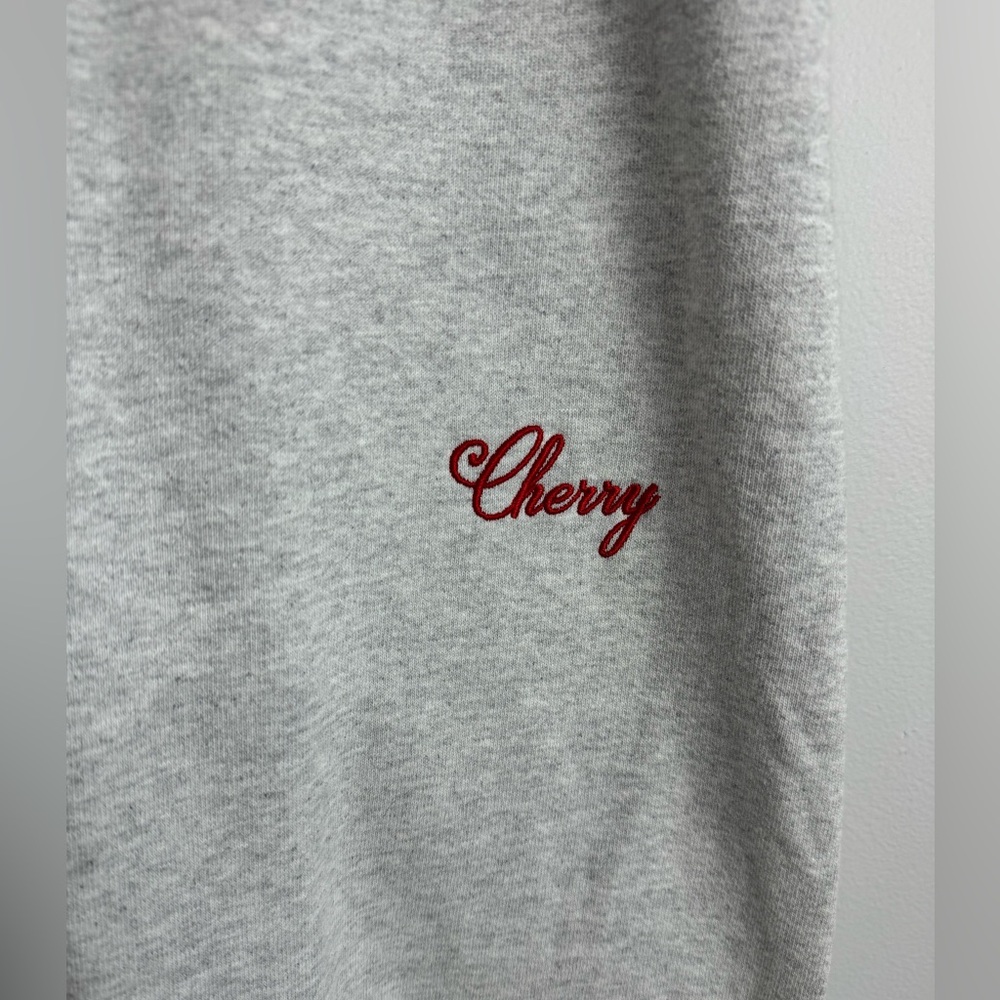 Cherry LA Gray Joggers with Red Logo - Picture 7 of 7
